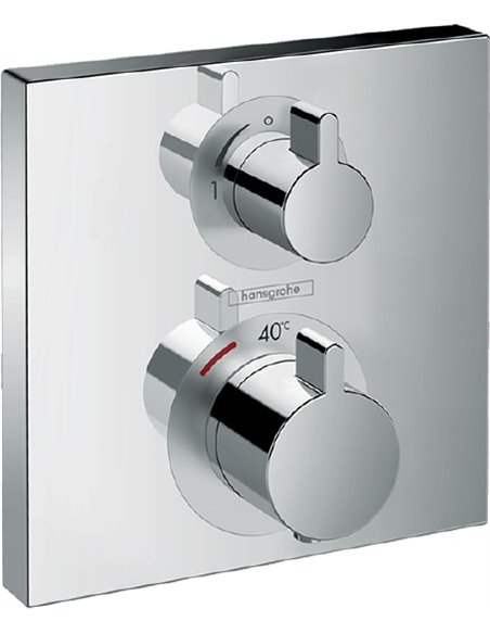 Hansgrohe termostata jaucējkrāns dušai Ecostat Square 15712000 - 1