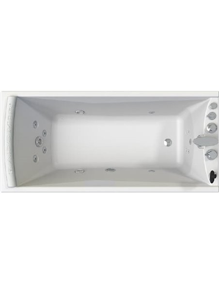 Акриловая ванна Radomir Вега Специальный Chrome 168x78 правая + пульт - 1