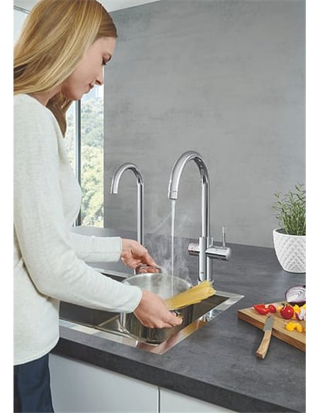Grohe Kitchen Water Mixer Red II Duo 30079001 - 4