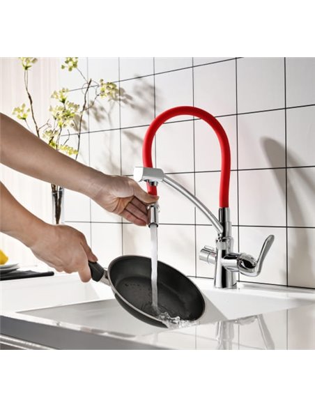 Lemark Kitchen Water Mixer Comfort LM3070C-Red - 2