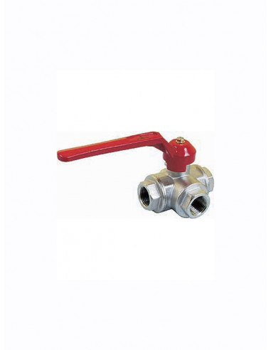 Ball valve, 3-ways, 7620 - 1