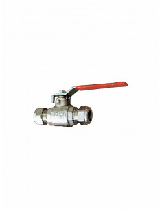 Ball valve with reduction to copper 7956 - 1