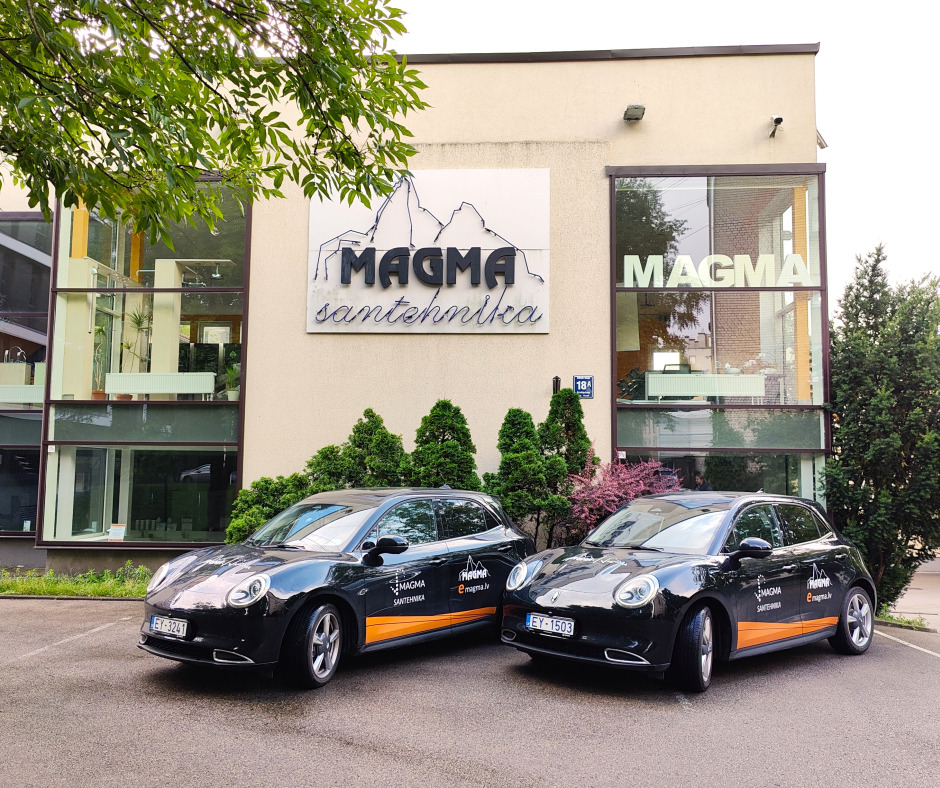 MAGMA „Green Step“: elektromobilių parkas mažina CO2 pėdsaką